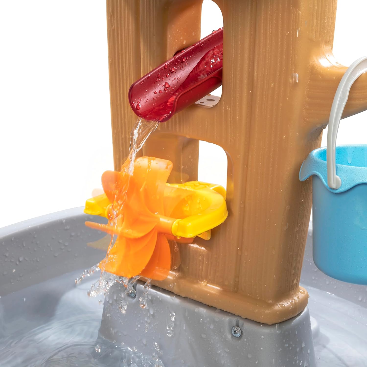 Rain Shower Splash Water Table with 13 Accessories - Blue & Green | Water games table | Activity Table for the Garden, Water Activity Table | Outdoor water table