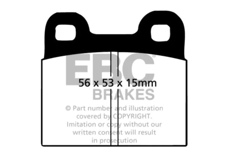 EBC - Front Greenstuff Pad PN DP2105