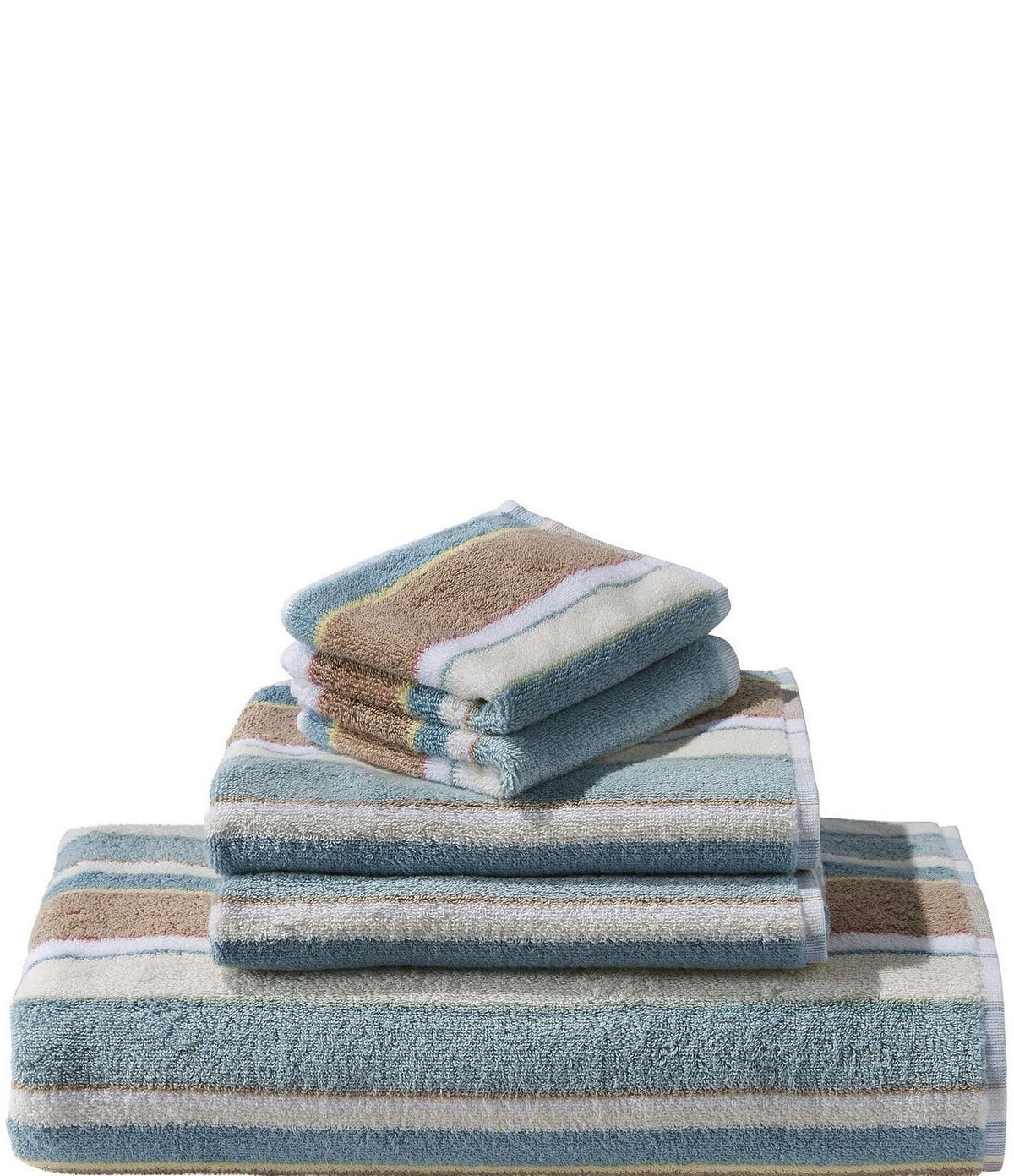 L.L.Bean Bean's Striped Organic Cotton Bath Towel - Hand Towel - Product image 1