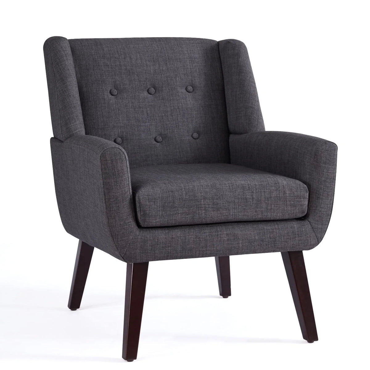 HUIMO Accent Chair, Button - Tufted Upholstered Living Room Chairs - Product image 6