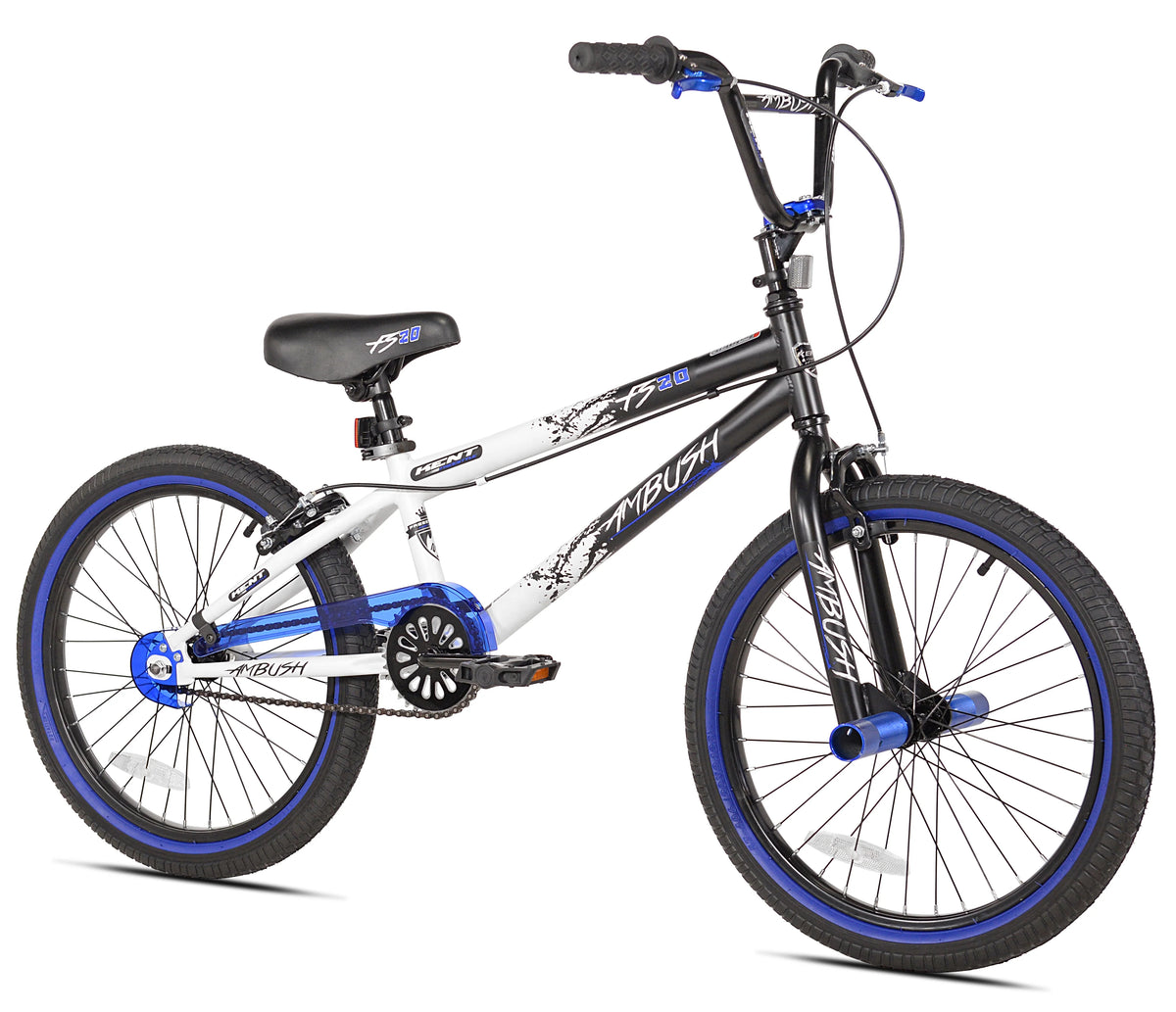 Bicycles 20" Boy'S Ambush BMX Bike, Black/Blue - Product image 1