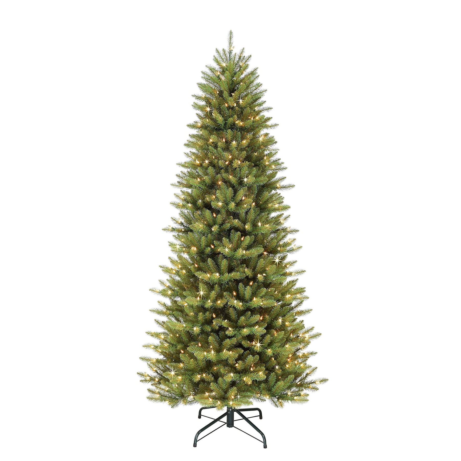 6.5 Foot Pre-Lit Slim Fraser Fir Artificial Christmas Tree with 350 UL Listed Clear Lights - Product image 1