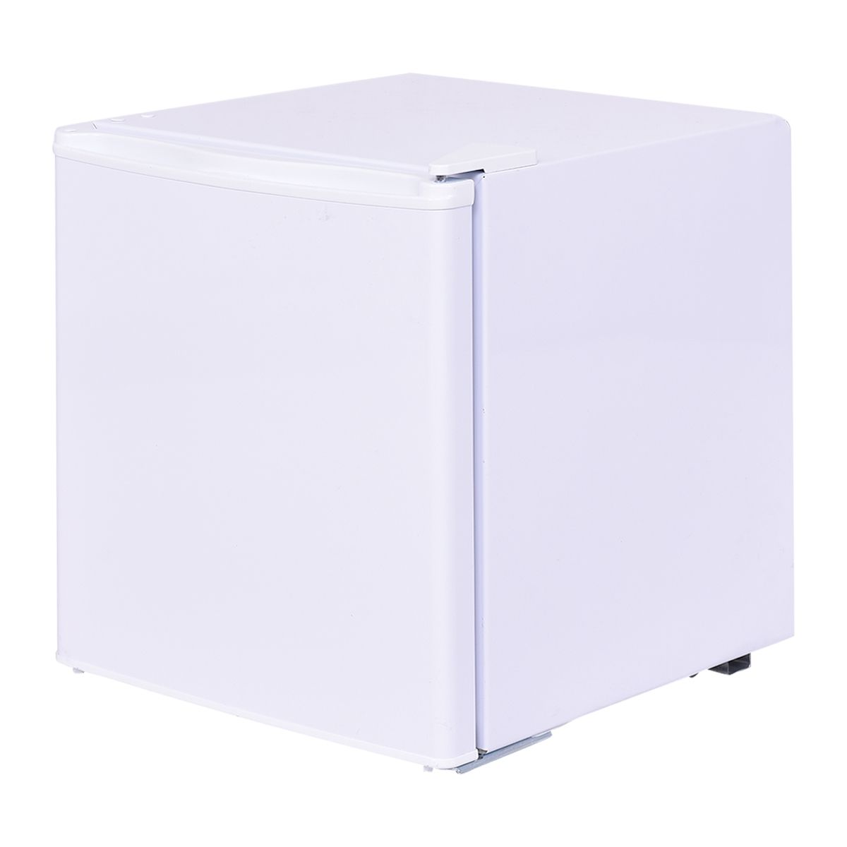 48L Mini Fridge, 2 levels and bottle holder, vegetable drawer, Silent 230V, 46 x 44 x 49 cm, White -