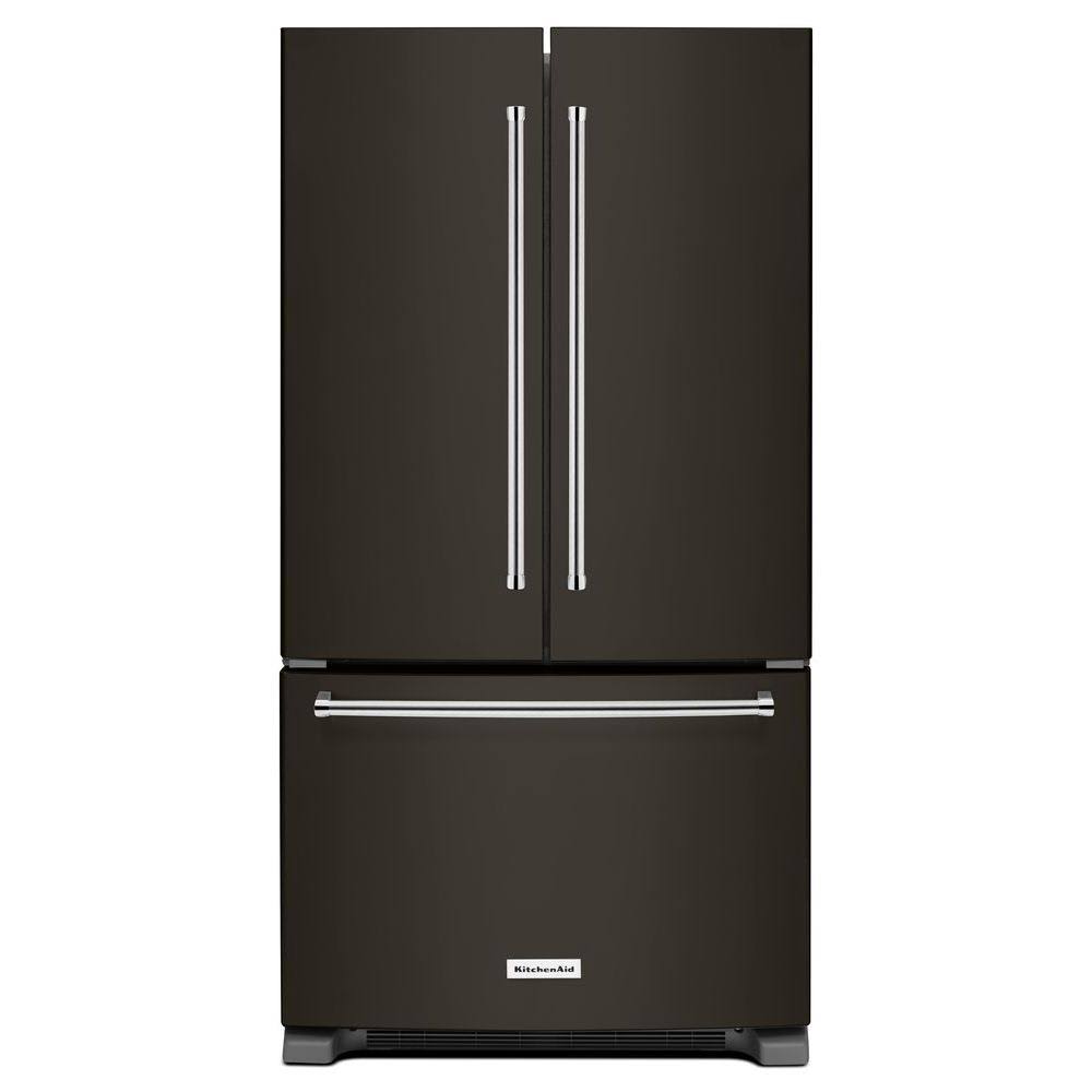 Kitchenaid KRFC300EBS Cabinet Depth French Door 36" Refrigerator - Black - Product image 1