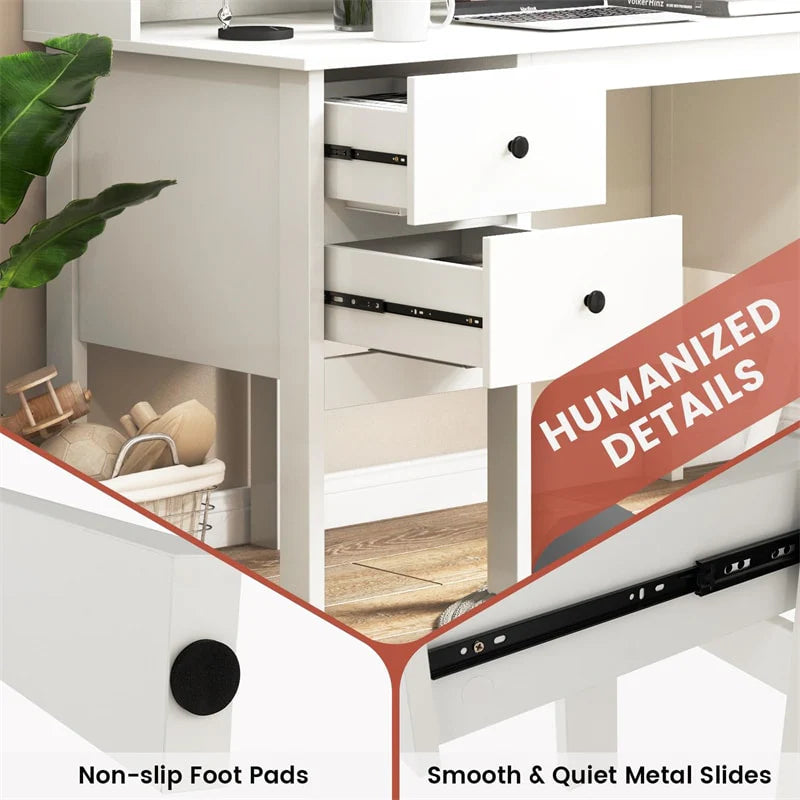 48" Home Office Desk with Power Outlets, USB & Type-C Charging Station - Product image 7