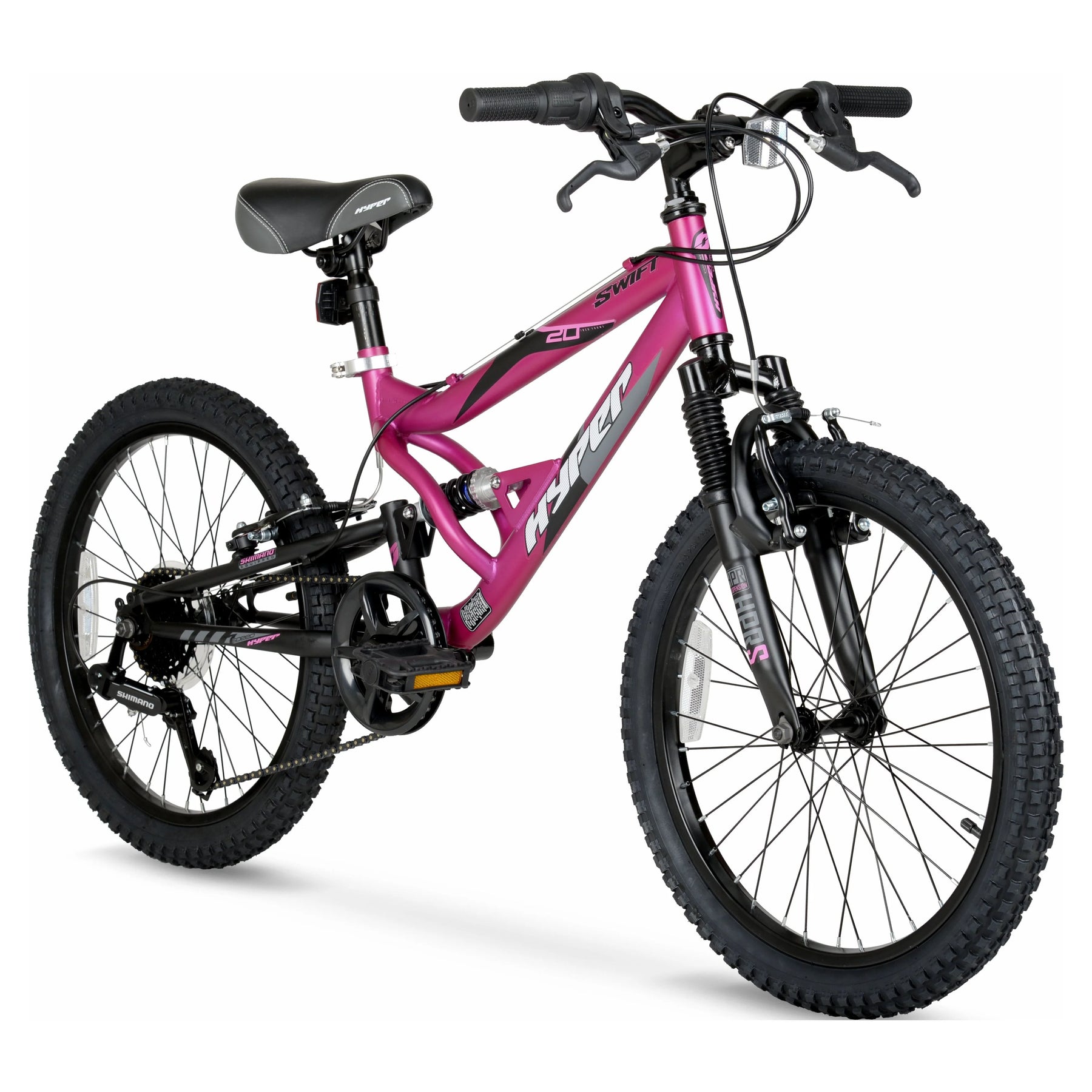 20" Hyper Swift Mountain Bike, Magenta, Youth, Age Group 8 - 13 Years - Product image 2