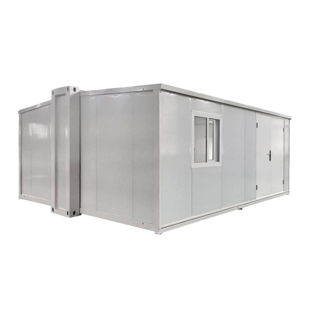 20 ft. x 16 ft. x 8 ft. Expandable Metal Storage Shed with Lockable Door and Windows (320 Sq. ft.) - Product image 1
