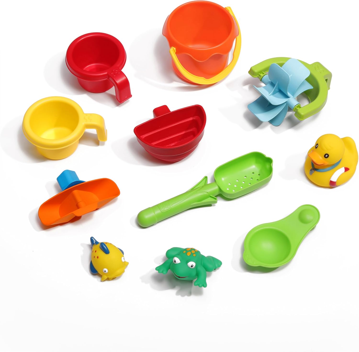 Rain Shower Splash Water Table with 13 Accessories - Blue & Green | Water games table | Activity Table for the Garden, Water Activity Table | Outdoor water table