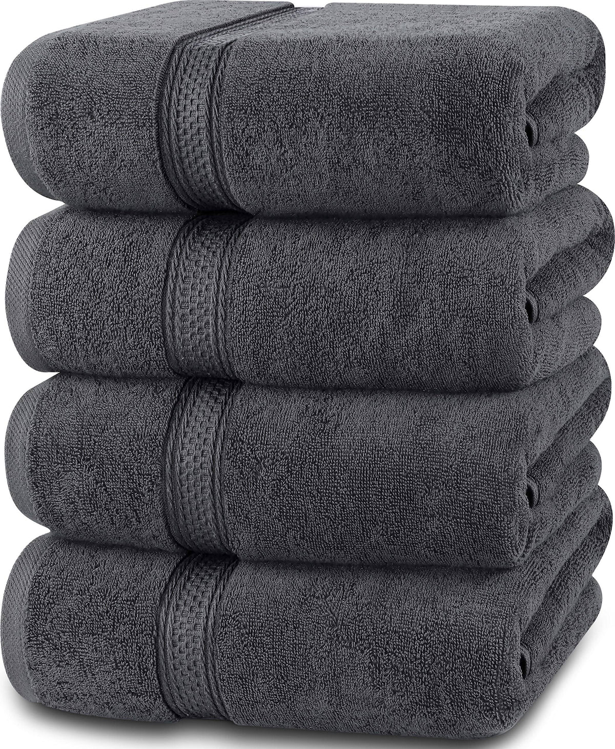Utopia Towels - Bath Towels Set, Grey - Premium 600 GSM 100% Ring Spun Cotton - Quick Dry - Product image 1