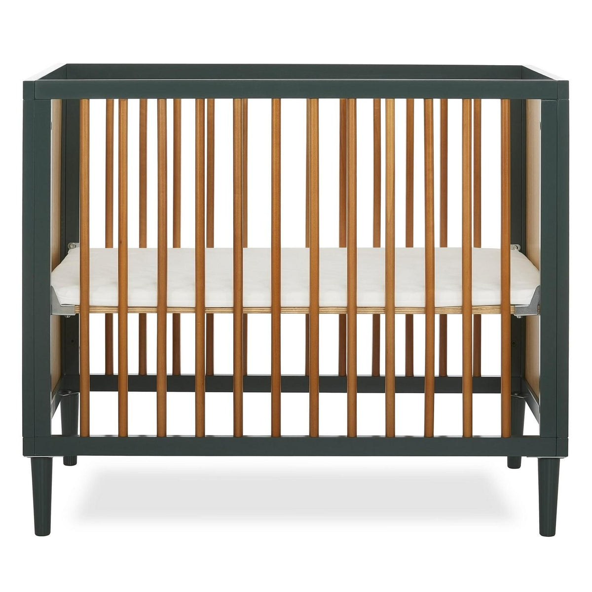 Dream on Me Lucas Mini Modern Crib with Rounded Spindles I Convertible Crib I Mid - Product image 7