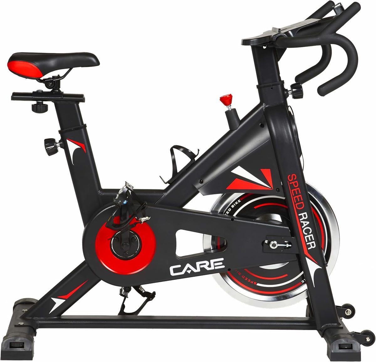 CARE FITNESS - BIKING BIKE - Speed ​​racer - exercise bike with LCD screen-Inertia mass 22kg-Adjustable handlebars and saddle