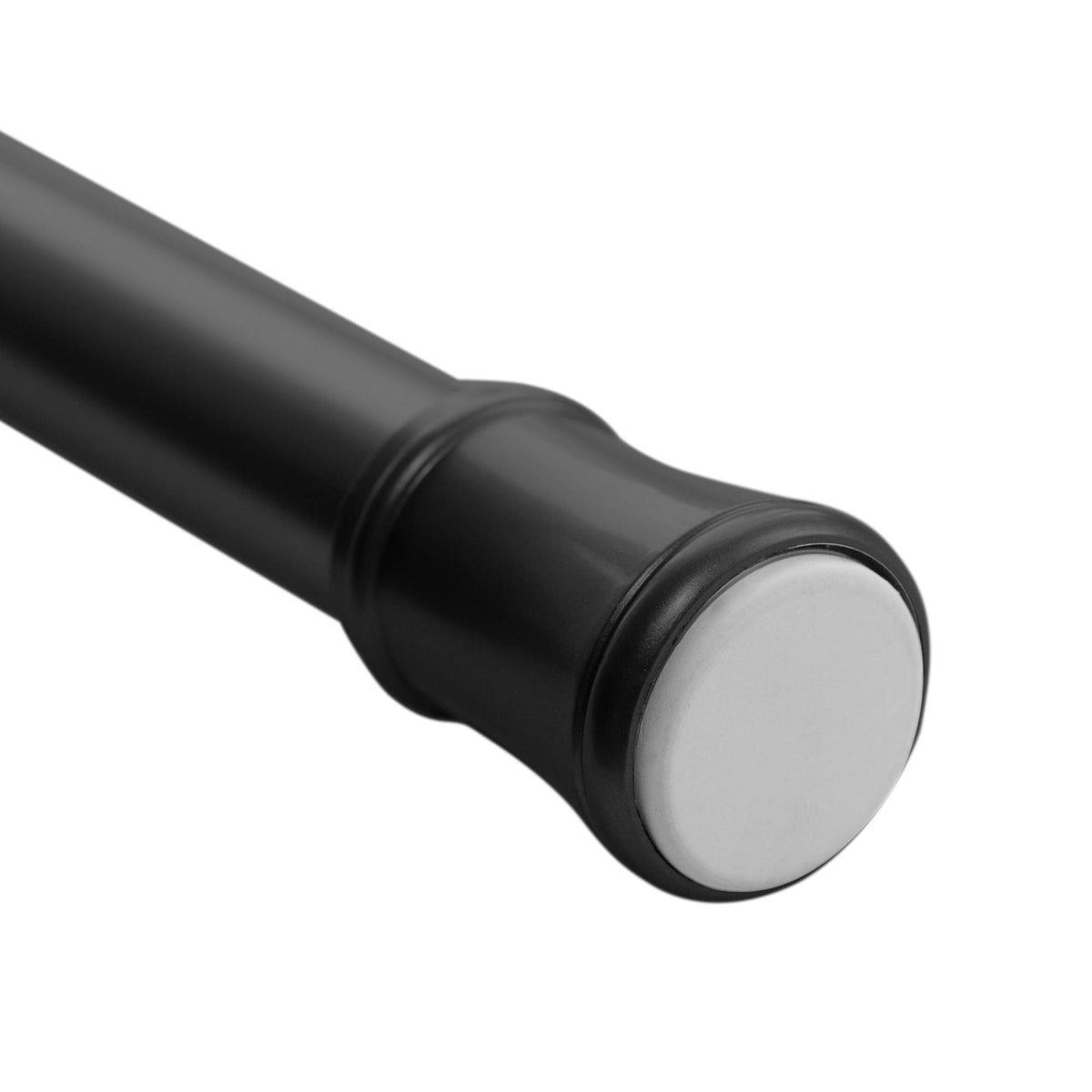 Mainstays 1 inch Black Adjustable Tension Window Curtain Rod, 48-84 inch, Black - Product image 1
