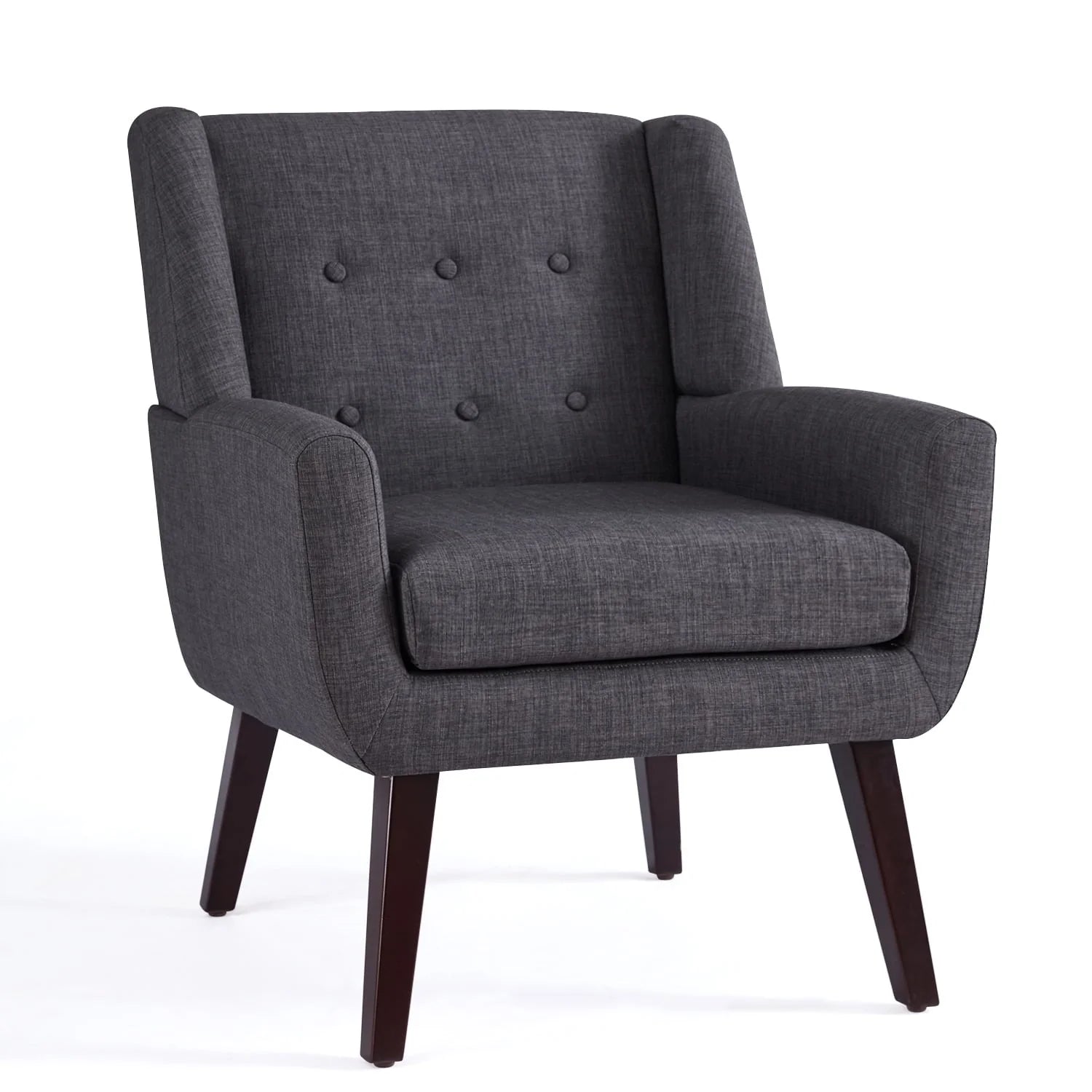 HUIMO Accent Chair, Button - Tufted Upholstered Living Room Chairs - Product image 6