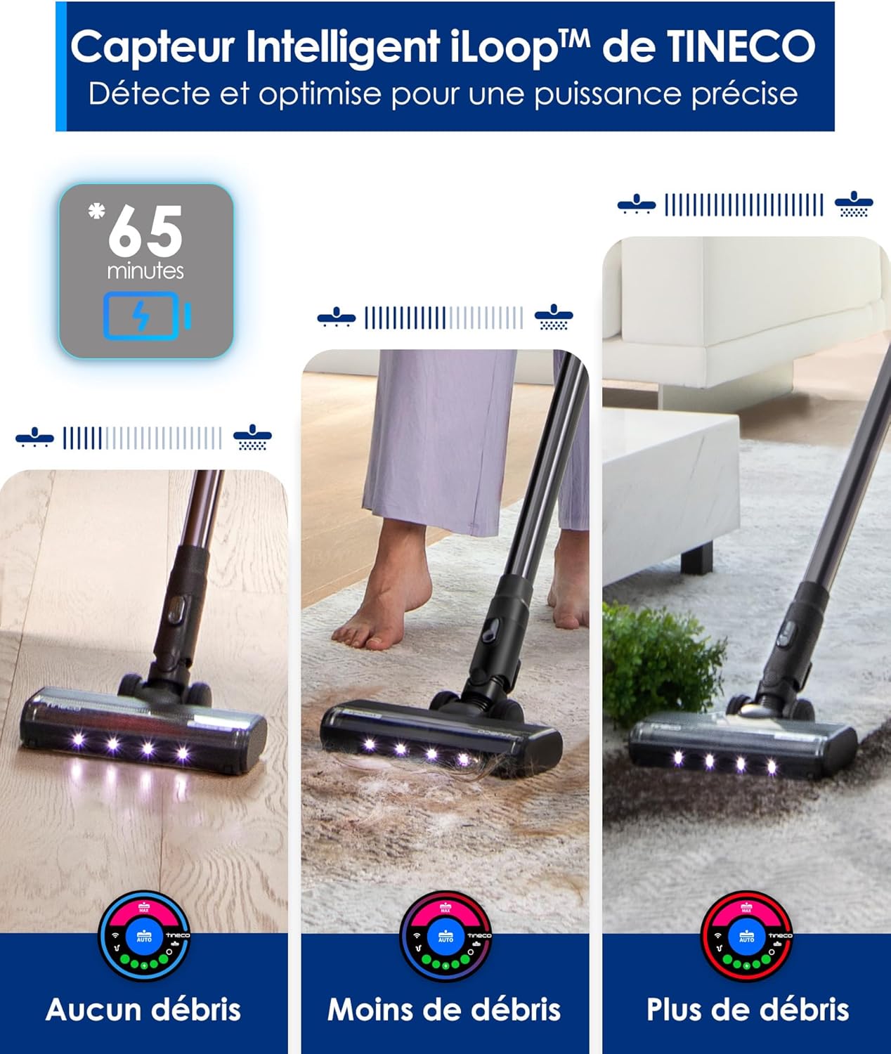 Tineco Pure One Station Pet Cordless Stick Vacuum with Self-Cleaning, ZeroTangle Brush for Pet Hair, Cleaning Hard Floors, Carpets, Tiles, Pet Grooming, Lightweight