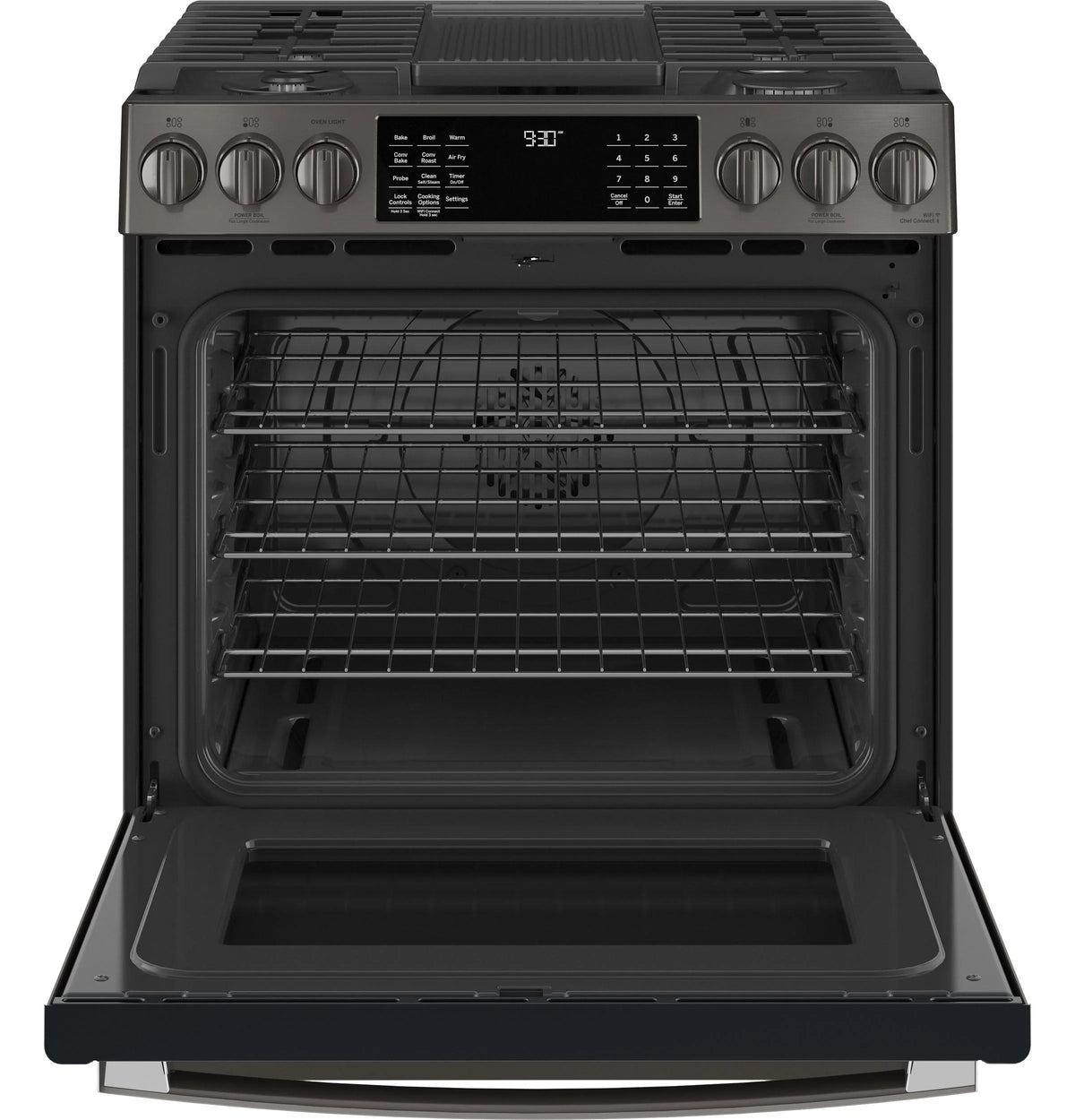 GE APPLIANCES PGS930BPTS Slide in Gas Range - Product image 2