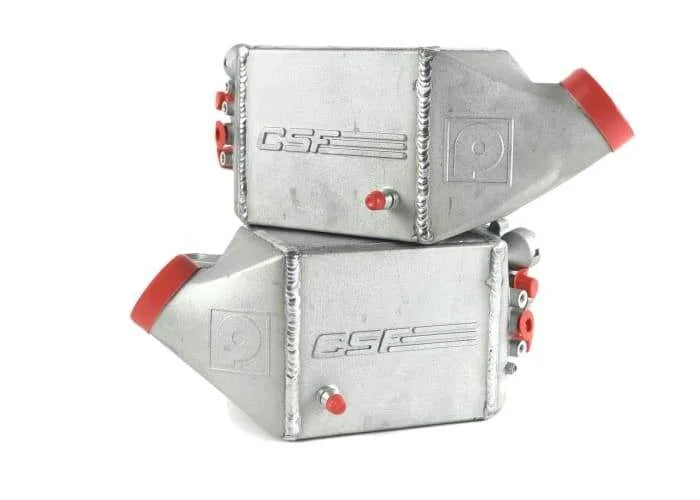 CSF Twin Charge-Air-Cooler Set / BMW / M5 / M6 / F10 / F06 / F12 / F13 / Raw Finish