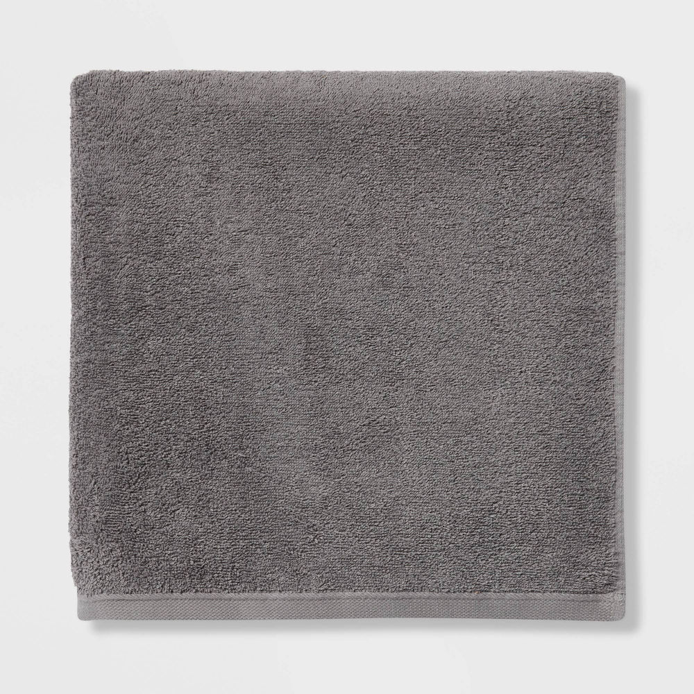 Oversized Everyday Bath Towel Dark Gray - Room Essentials