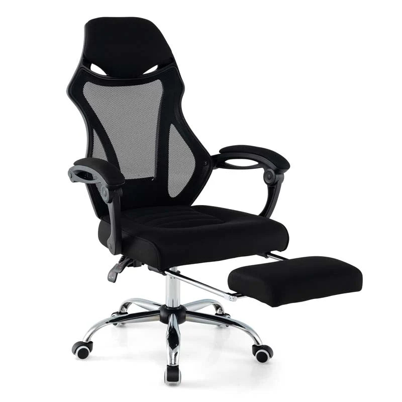Mesh Office Chair Ergonomic Desk Chair with Footrest and Tilting Backrest - Product image 4