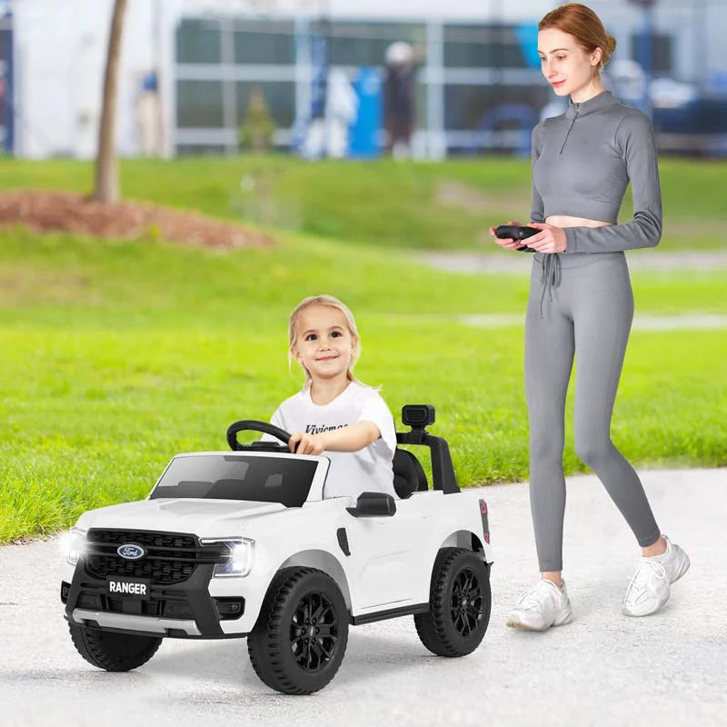 12V Licensed Ford Ranger Kids Ride on Car, Battery Powered Electric Vehicle Toy Car w/ Remote Control - Product image 11