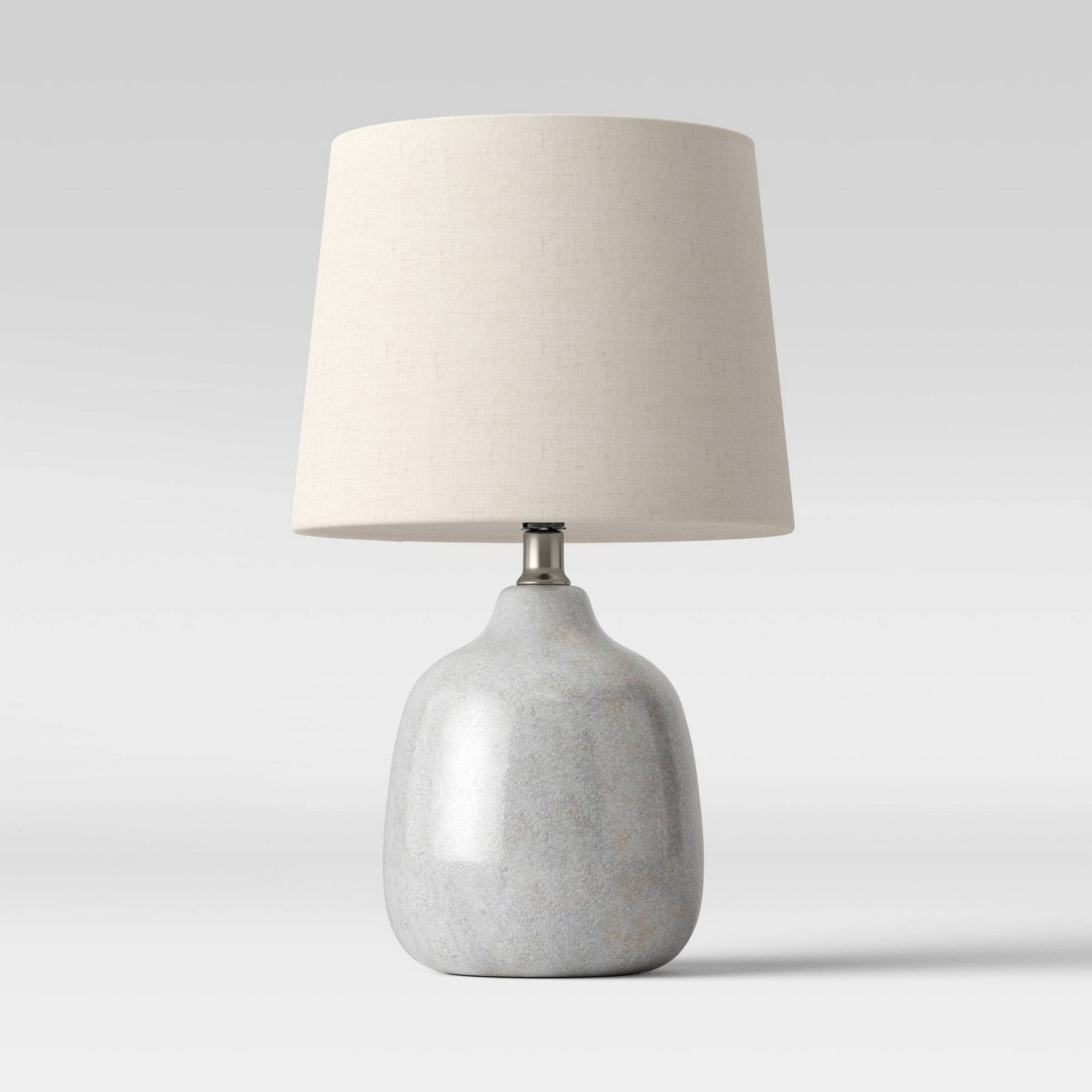Assembled Ceramic Table Lamp (Includes LED Light Bulb) Gray - Threshold - Product image 1