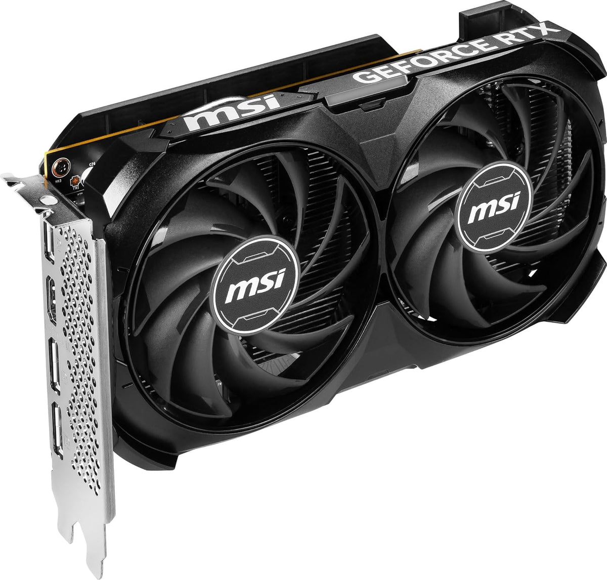 MSI Gaming GeForce RTX 4060 8GB GDRR6 128-bit HDMI/DP NVLink Graphics Card with Torx 4.0 Fan Graphics Card with Ada Lovelace Architecture (RTX 4060 Ventus 2X Black 8G OC)