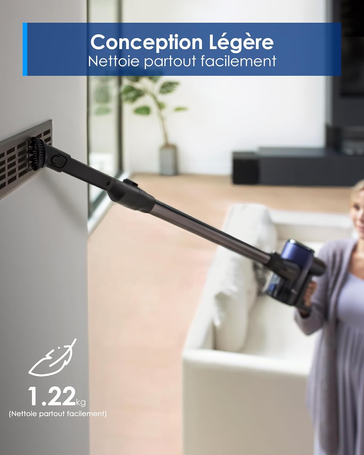 Tineco Pure One Station Pet Cordless Stick Vacuum with Self-Cleaning, ZeroTangle Brush for Pet Hair, Cleaning Hard Floors, Carpets, Tiles, Pet Grooming, Lightweight