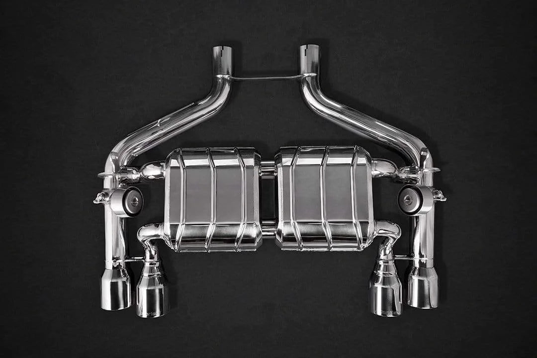 BMW M2 (F87) - Valved Exhaust System with Mid-Pipes & Remote (Stainless Tips)