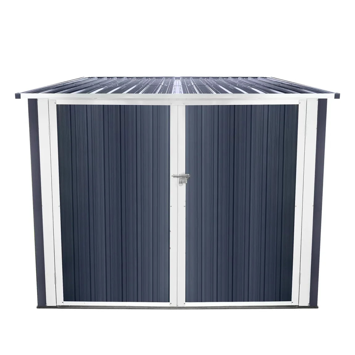 6.3' x 6.1' Outdoor Storage Shed Clearance, Metal Outdoor Storage Cabinet with Double Lockable Doors - Product image 8