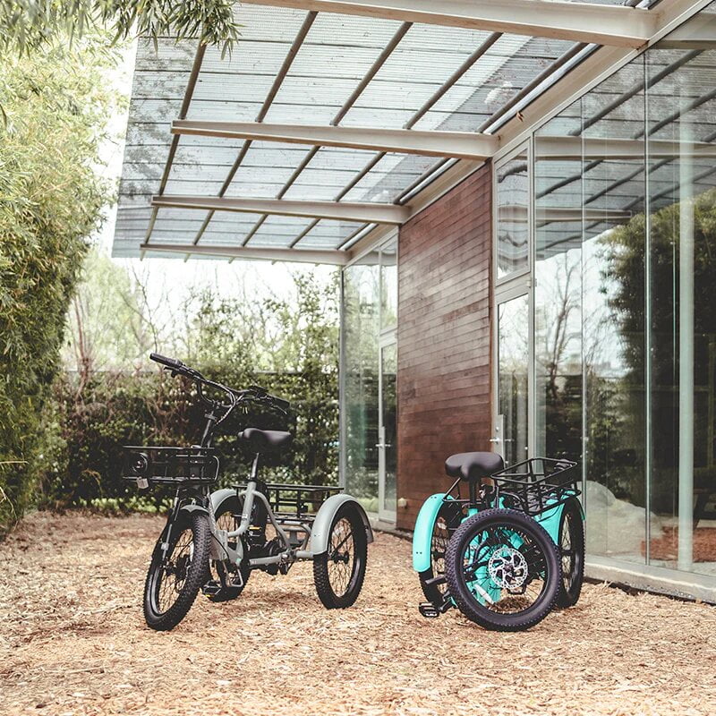ABORON 3.0 Fat Tire Electric Trike for Senior Foldable E - Bike, 500W Motorized Tricycle Adult 20" Folding - Product image 14