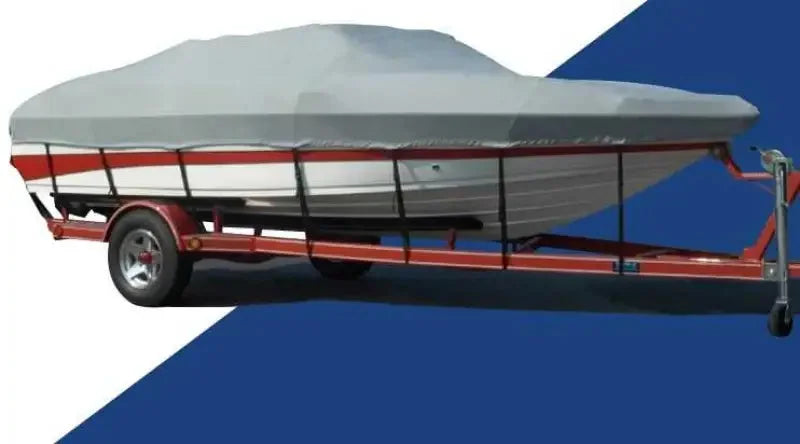 Carver 77117P-10 Boat Cover V-17 I/O Pg Gray