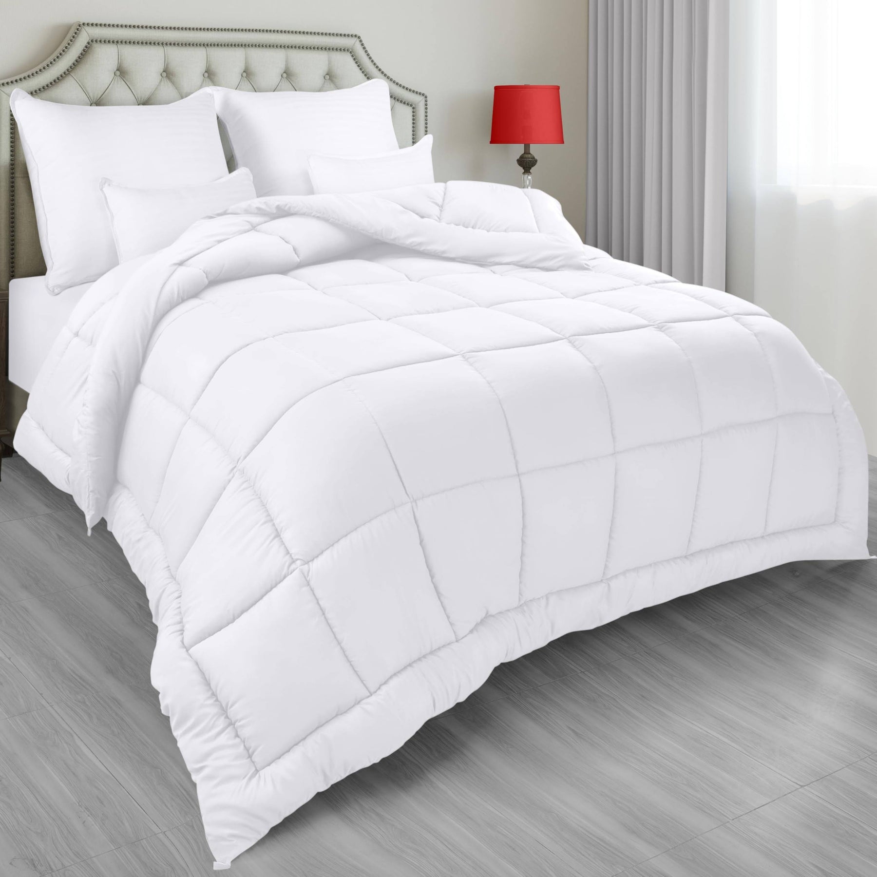 Utopia Bedding All Season Down Alternative Quilted Twin/Twin XL Comforter - Duvet Insert with Corner Tabs - Product image 1