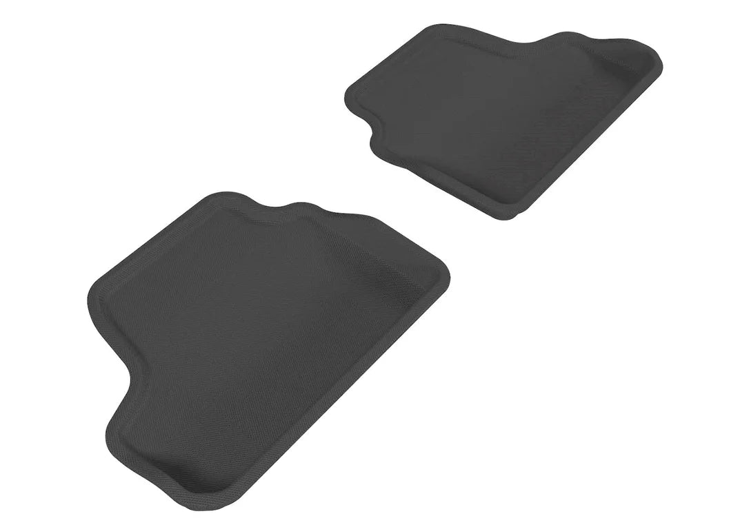 3D MAXpider L1BM02421509 - 2007-2013 BMW 3 Series E93 Kagu 2nd Row Floormats - Black