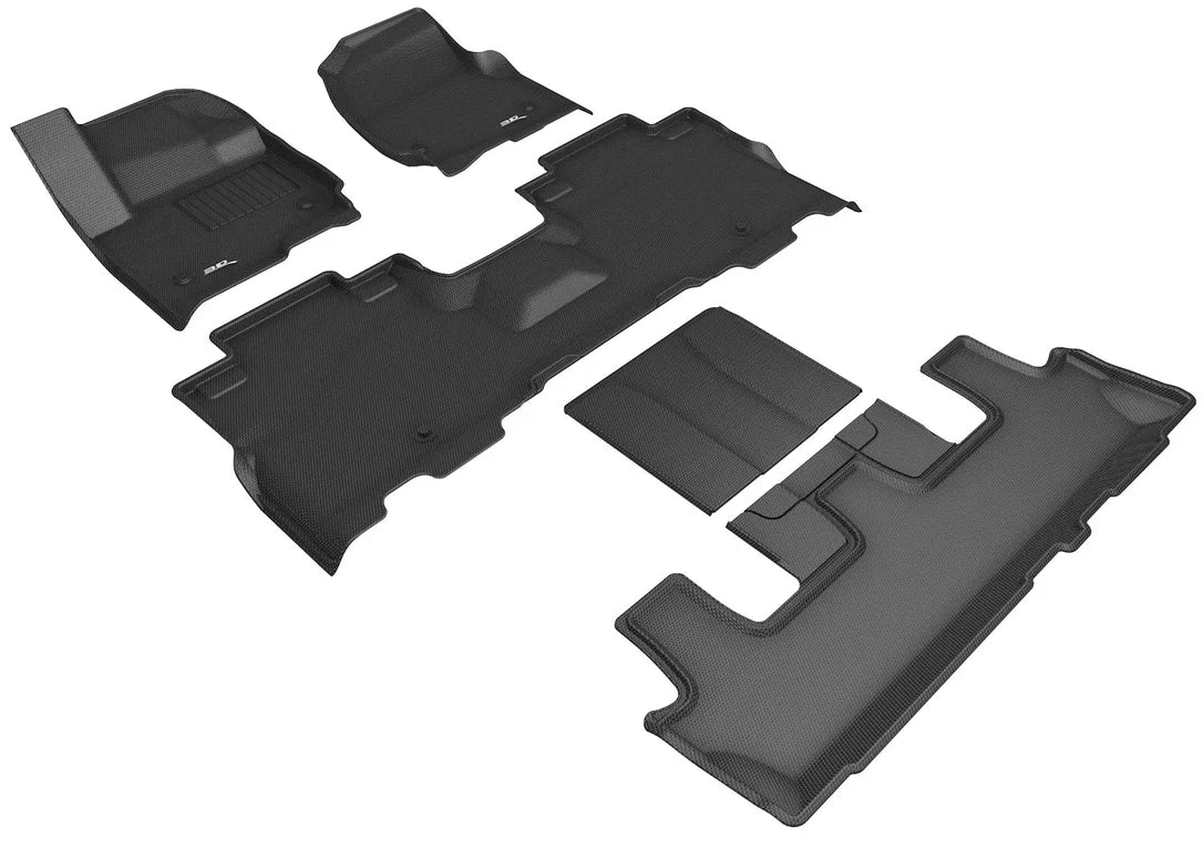 3D MAXpider L1FR12501509 - 18-24 Ford Expedition 7-Seat Kagu Black R1 R2 R3